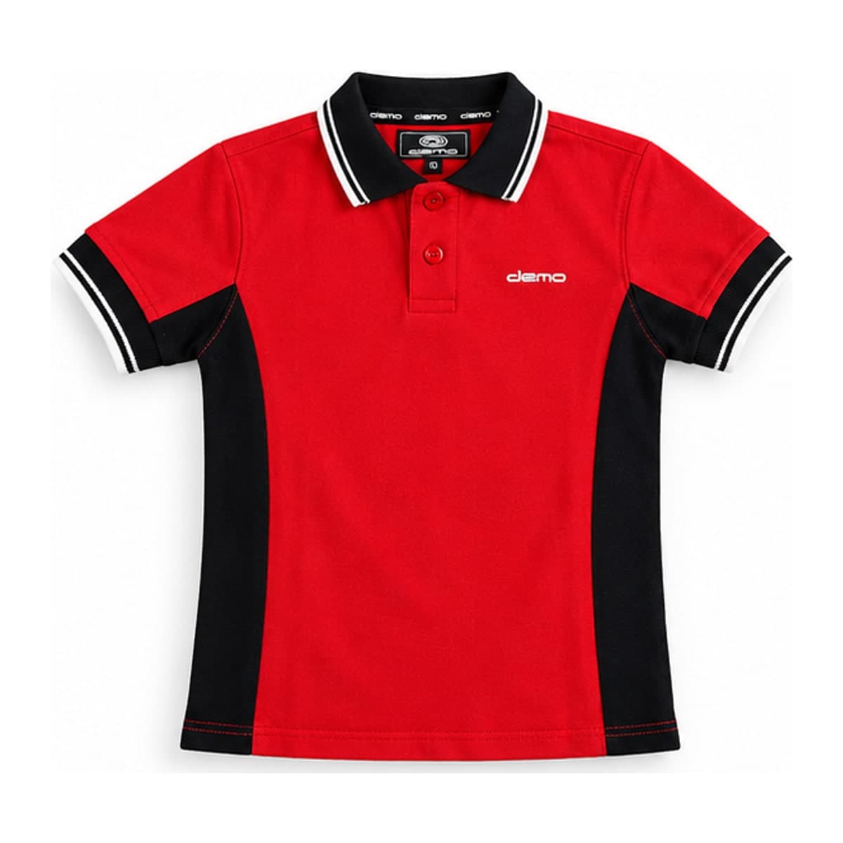 Polo piqué juvenil rojo