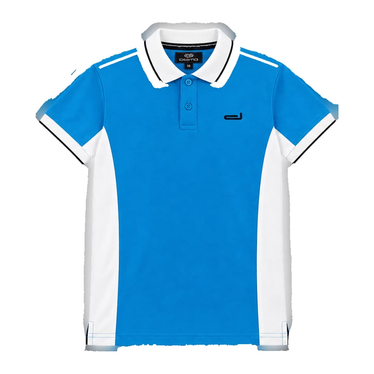 Polo piqué juvenil azul